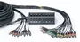Cordial Caja de Escenario 16 Entradas XLR 8 Salidas Cable 30M