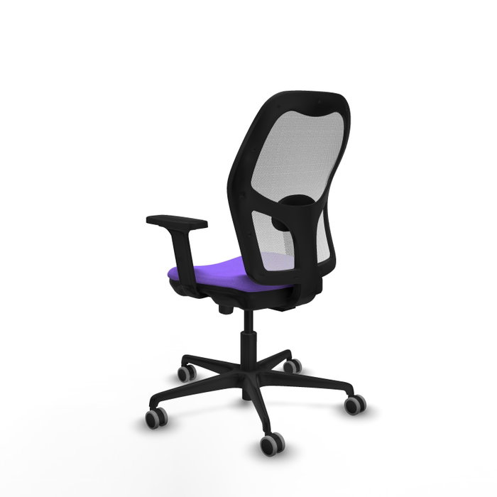 PIQUERAS Y CRESPO Silla de oficina Jorquera Lila y Blanco