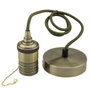 GSC Evolution Lámpara colgante String E27 1M Oro viejo
