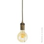 GSC Evolution Lámpara colgante String E27 1M Oro viejo