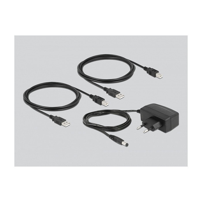 DeLOCK Conmutador USB 2.0 de 4 PC a 4 Dispositivos