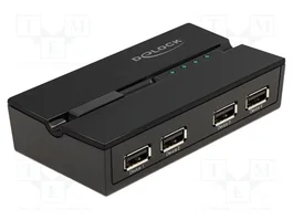 DeLOCK 11494 Conmutador USB 2.0 para 4 PC y 4 Dispositivos