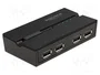 DeLOCK 11494 Conmutador USB 2.0 para 4 PC y 4 Dispositivos