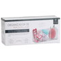 Cosmetic Club Organizador de Maquillaje Transparente con 3 Compartimentos, Ideal para Belleza y Oficina, Medidas 20x7x9 cm