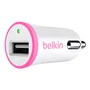 Belkin Cargador Coche USB-A 5W 1A Rosa para Encendedor con Indicador LED - Universal