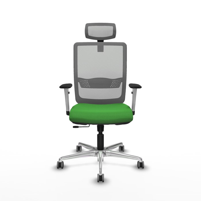 PIQUERAS Y CRESPO Silla de oficina Haches con mecanismo Sincro/Traslack Verde y Gris PIQUERAS Y CRESPO Silla de oficina Haches con mecanismo Sincro/Traslack Verde y Gris