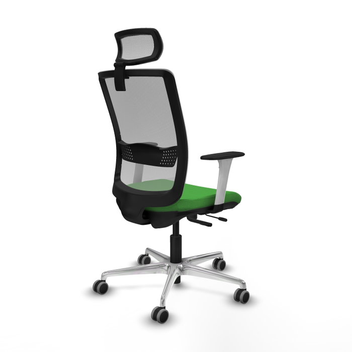 PIQUERAS Y CRESPO Silla de oficina Haches con mecanismo Sincro/Traslack Verde y Gris PIQUERAS Y CRESPO Silla de oficina Haches con mecanismo Sincro/Traslack Verde y Gris
