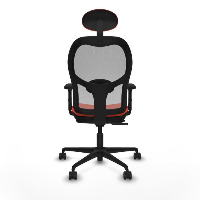 PIQUERAS Y CRESPO Silla de oficina Jorquera con mecanismo Sincro/Traslack, Naranja oscuro y Gris PIQUERAS Y CRESPO Silla de oficina Jorquera con mecanismo Sincro/Traslack, Naranja oscuro y Gris