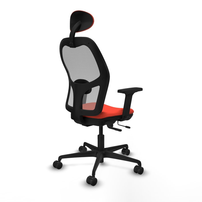 PIQUERAS Y CRESPO Silla de oficina Jorquera con mecanismo Sincro/Traslack, Naranja oscuro y Gris PIQUERAS Y CRESPO Silla de oficina Jorquera con mecanismo Sincro/Traslack, Naranja oscuro y Gris