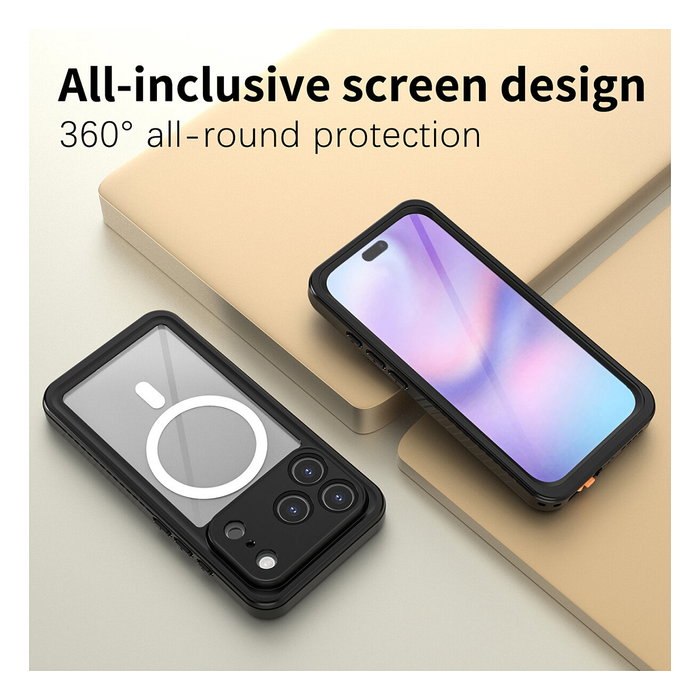 4smarts Stark Funda Impermeable para Apple iPhone 17 Pro Compatible con MagSafe y Protección Contra Caídas