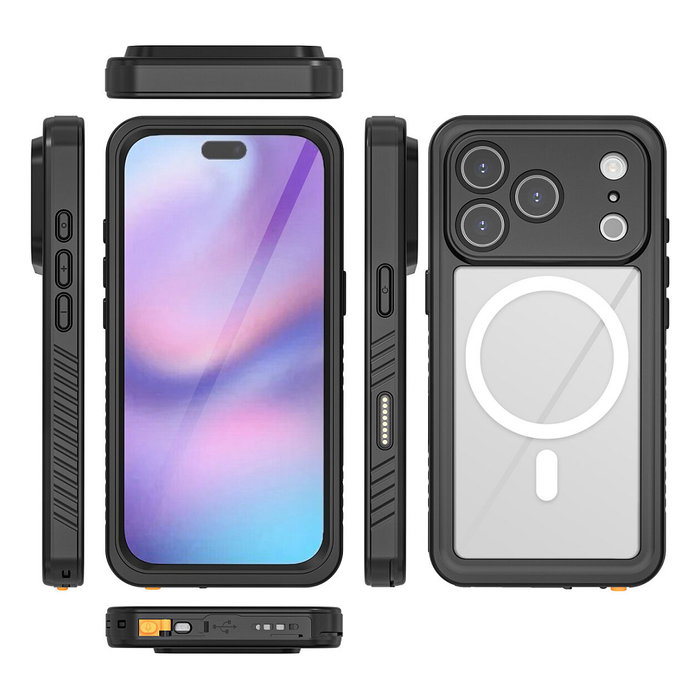 4smarts Stark Funda Impermeable para Apple iPhone 17 Pro Compatible con MagSafe y Protección Contra Caídas