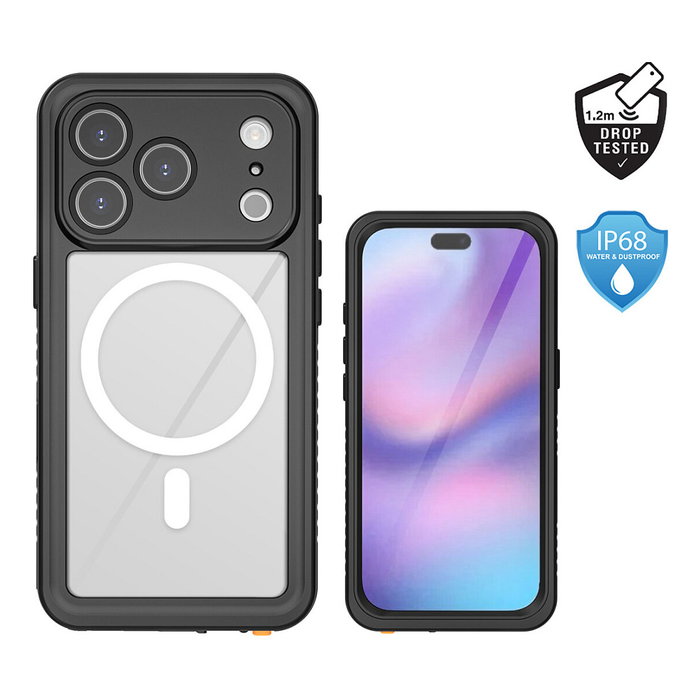4smarts Stark Funda Impermeable para Apple iPhone 17 Pro Compatible con MagSafe y Protección Contra Caídas
