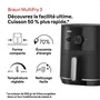 Braun Freidora de aire MultiFry 3 BRA8021098004154 1500 W 4,3 L Negra