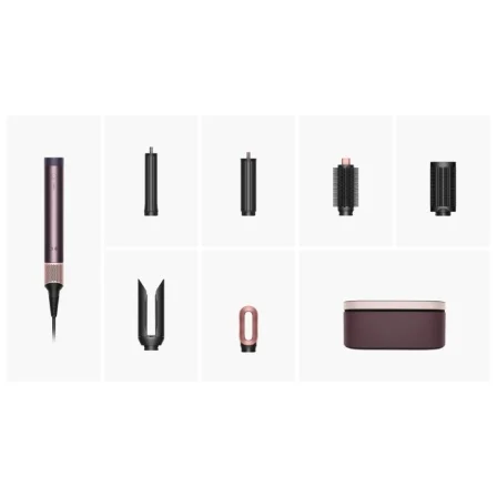 Dyson Airwrap Co-anda2x Moldeador Multifunción y Secador de Pelo, 1700W, con Accesorios, Estuche de Presentación, Ciruela Jasper Dyson Airwrap Co-anda2x Moldeador Multifunción y Secador de Pelo, 1700W, con Accesorios, Estuche de Presentación, Ciruela Jasper