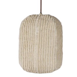 DKD Home Decor Lámpara de Techo Moderna de Metal y Poliéster 29x29x35 cm