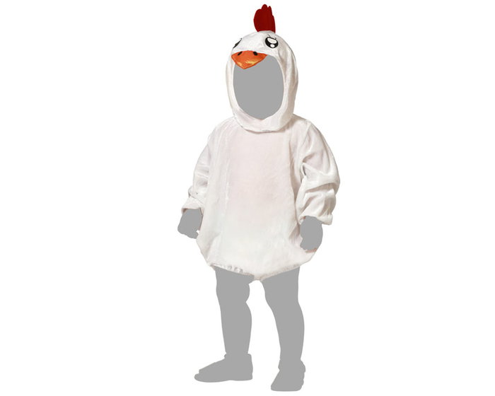 Atosa Disfraz Gallina Blanca con Cresta Bebé