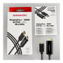 Axagon RVD-HI14C2 Adaptador DisplayPort a HDMI, 4K/30 Hz, 180 cm, negro