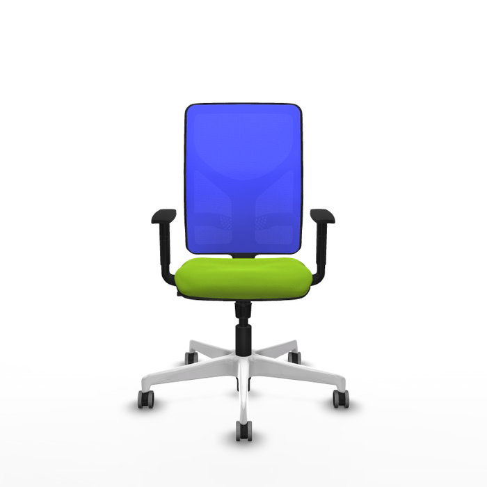 PIQUERAS Y CRESPO Silla de oficina Motilla con mecanismo Sincro, Pistacho y Azul PIQUERAS Y CRESPO Silla de oficina Motilla con mecanismo Sincro, Pistacho y Azul