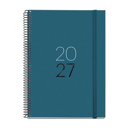 MIQUELRIUS Agenda Anual 2027 Basic Calm Espiral Tapa Extra Ocean