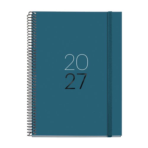MIQUELRIUS Agenda Anual 2027 Basic Calm Espiral Tapa Extra Ocean MIQUELRIUS Agenda Anual 2027 Basic Calm Espiral Tapa Extra Ocean
