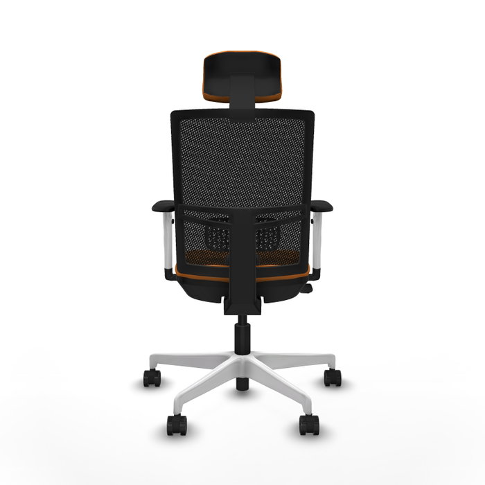 PIQUERAS Y CRESPO Silla de oficina Yunquera Naranja y Negro PIQUERAS Y CRESPO Silla de oficina Yunquera Naranja y Negro