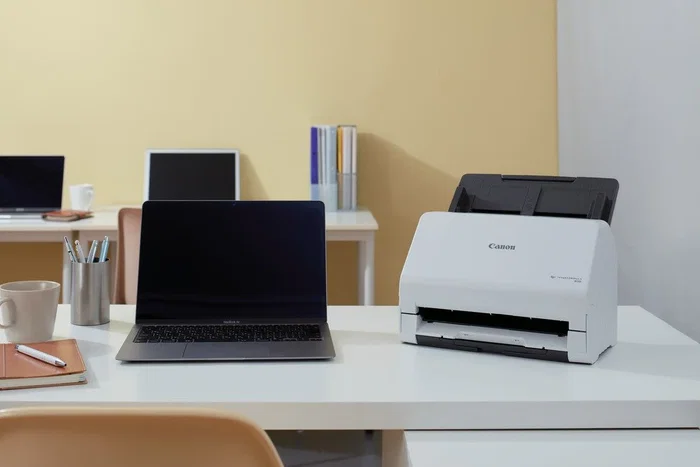 Canon Escáner de Sobremesa imageFORMULA R30 con Alimentador Automático (ADF), Escaneo Duplex 25ppm, USB, Color, 600 DPI, A4, Blanco