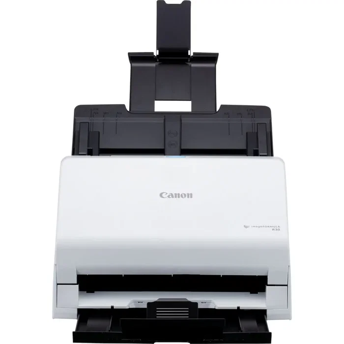 Canon Escáner de Sobremesa imageFORMULA R30 con Alimentador Automático (ADF), Escaneo Duplex 25ppm, USB, Color, 600 DPI, A4, Blanco
