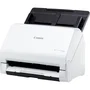 Canon Escáner de Sobremesa imageFORMULA R30 con Alimentador Automático (ADF), Escaneo Duplex 25ppm, USB, Color, 600 DPI, A4, Blanco
