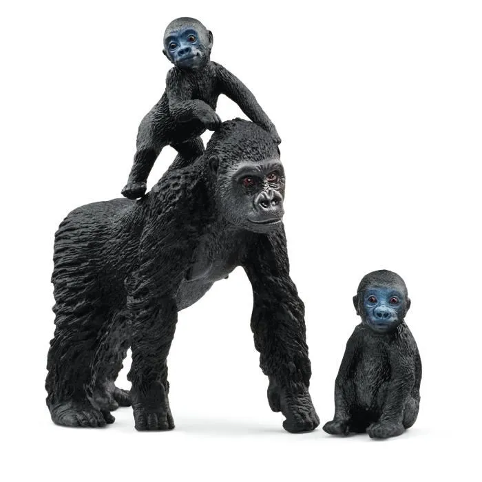 Schleich Familia de Gorillas de Plains - 42601 - Rango: Vida salvaje Schleich Familia de Gorillas de Plains - 42601 - Rango: Vida salvaje