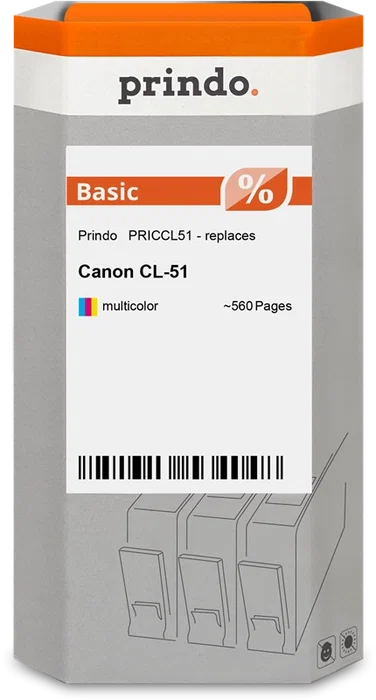 Prindo PRICCL51 Basic Cartucho de tinta Varios colores Prindo PRICCL51 Basic Cartucho de tinta Varios colores