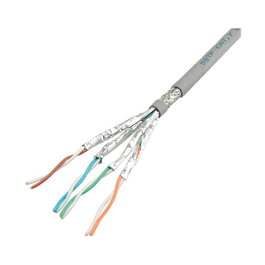 ROLINE Cable de red S/FTP Cat.6 Class E de 300 m AWG 23 Gris
