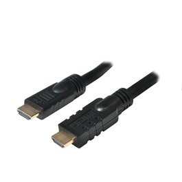 LogiLink Cable HDMI 10 m 4K/30 Hz con amplificador negro