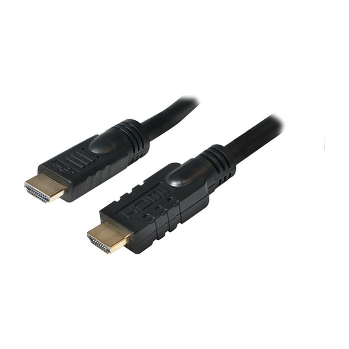 LogiLink Cable HDMI de 10 m, 4K/30 Hz, con amplificador, negro LogiLink Cable HDMI de 10 m, 4K/30 Hz, con amplificador, negro