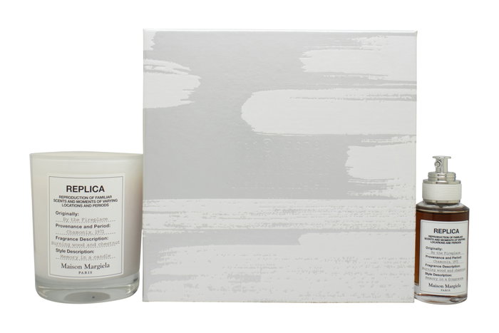 Maison Margiela By The Fireplace Gift Set 30ml EDT + 165g Candle Maison Margiela By The Fireplace Gift Set 30ml EDT + 165g Candle