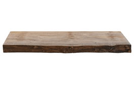 DKD Home Decor Estanteria Pared Indonesia 1c24 Natural Teca 60 x 25 x 4 cm (2 Unidades)