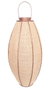 DKD Home Decor Portavelas de Yute y Bambú Natural 40x40x93 cm