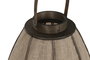 DKD Home Decor Portavelas de Yute y Bambú Natural 40x40x93 cm