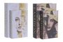 DKD Home Decor Set de 2 Cajas Decorativas Tipo Libro Chica Surtida