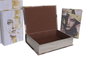 DKD Home Decor Set de 2 Cajas Decorativas Tipo Libro Chica Surtida