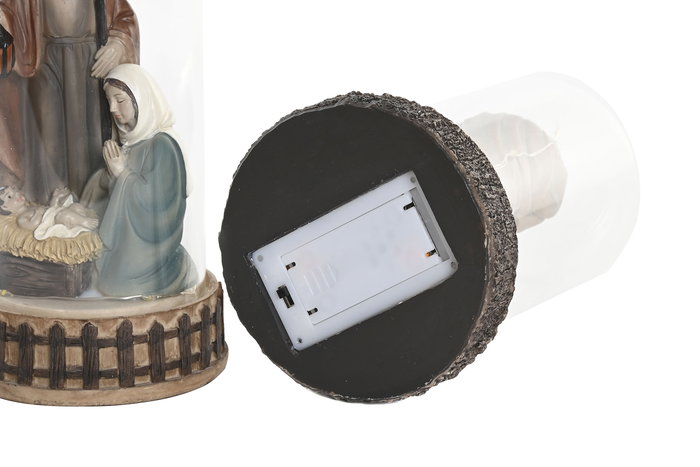 DKD Home Decor Nacimiento Navidad Tradicional Multicolor 10 x 19 x 10 cm (4 Unidades)