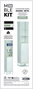 Inde Estantería Lavabo 5 Niveles con Puertas Moblekit, Mueble de Baño, Dimensiones: 30 x 30 x 160 cm, Espesor 12 mm