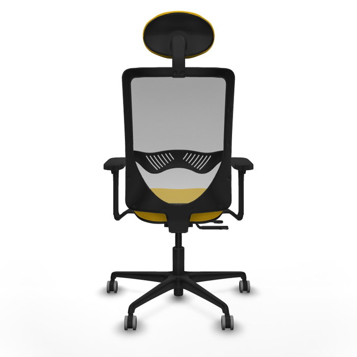 PIQUERAS Y CRESPO Silla de oficina Zulema con Mecanismo Sincro/Traslack, Amarillo y Gris PIQUERAS Y CRESPO Silla de oficina Zulema con Mecanismo Sincro/Traslack, Amarillo y Gris