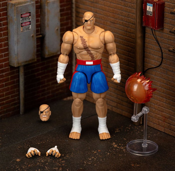 Ultra Street Fighter II: The Final Challengers Figura 1/12 Sagat 19 cm