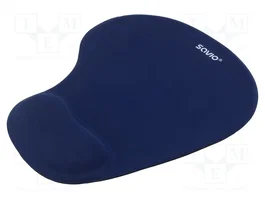SAVIO Alfombrilla de ratón y muñeca de gel, azul oscuro
