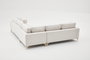 Atelier Del Sofa Sofá Esquinero Berlin Cream, Gold