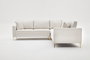 Atelier Del Sofa Sofá Esquinero Berlin Cream, Gold
