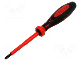 CIMCO Destornillador aislado Phillips PH1 con punta de 80 mm
