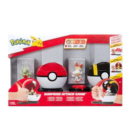 Jazwares Pokemon Ataque Sorpresa ¡batalla Frente a Frente! Juego de Figuras Coleccionables Contiene 10 Piezas Modelos Surtidos