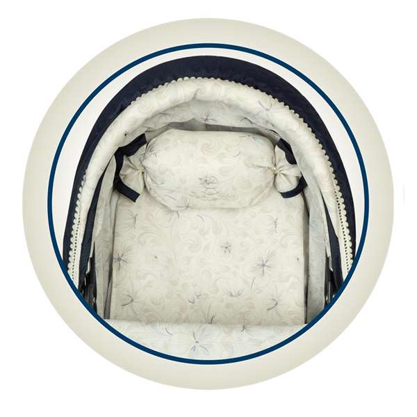 Decuevas Coche de Muñeca Plegable Vintage con Sombrilla 38x65x60cm