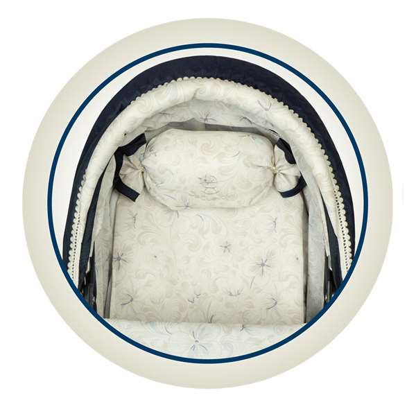 Decuevas Coche de Muñeca Plegable Vintage con Sombrilla 38x65x60cm